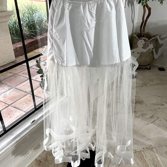 Excellent Emil Bole Formal Tulle Slip w/ Satin Ribbon / Bow M - L. ⚠️Firm Price - Picture 4 of 5